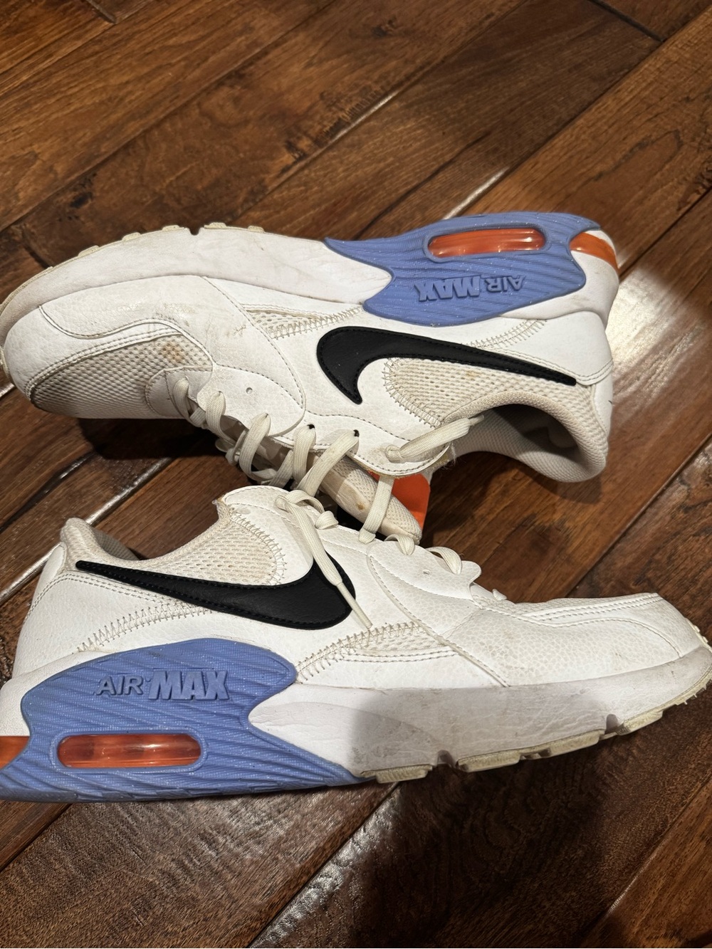 Nike Air Max Women's White Black Lavender Orange Sneakers